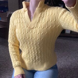 Liz Claiborne Petite Yellow Sweater